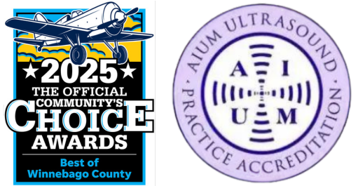 Best of the Valley & AIUM ultrasound accredited logos
